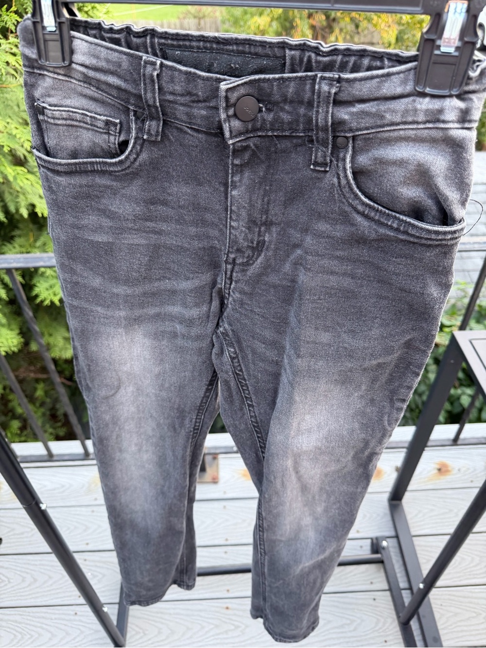 Joe's Jeans Kids Washed Black Slim Jeans